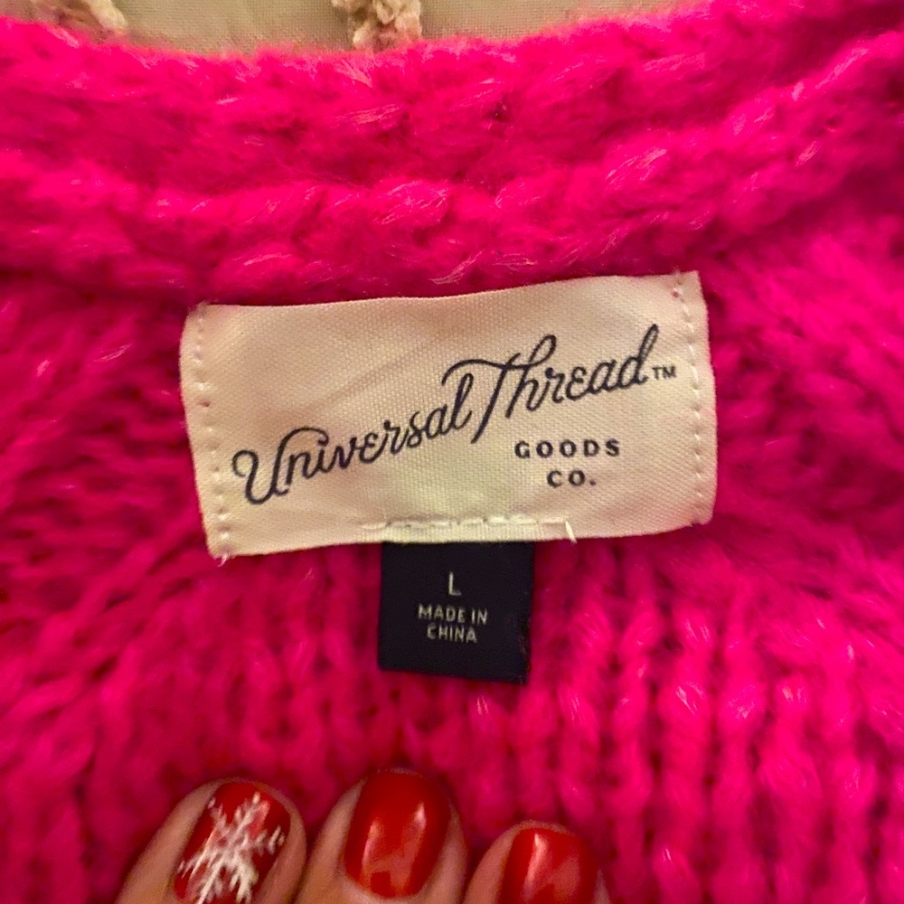 Pink sweater